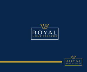 Royal Home Stagers | Logo Design by Fat Bat Man