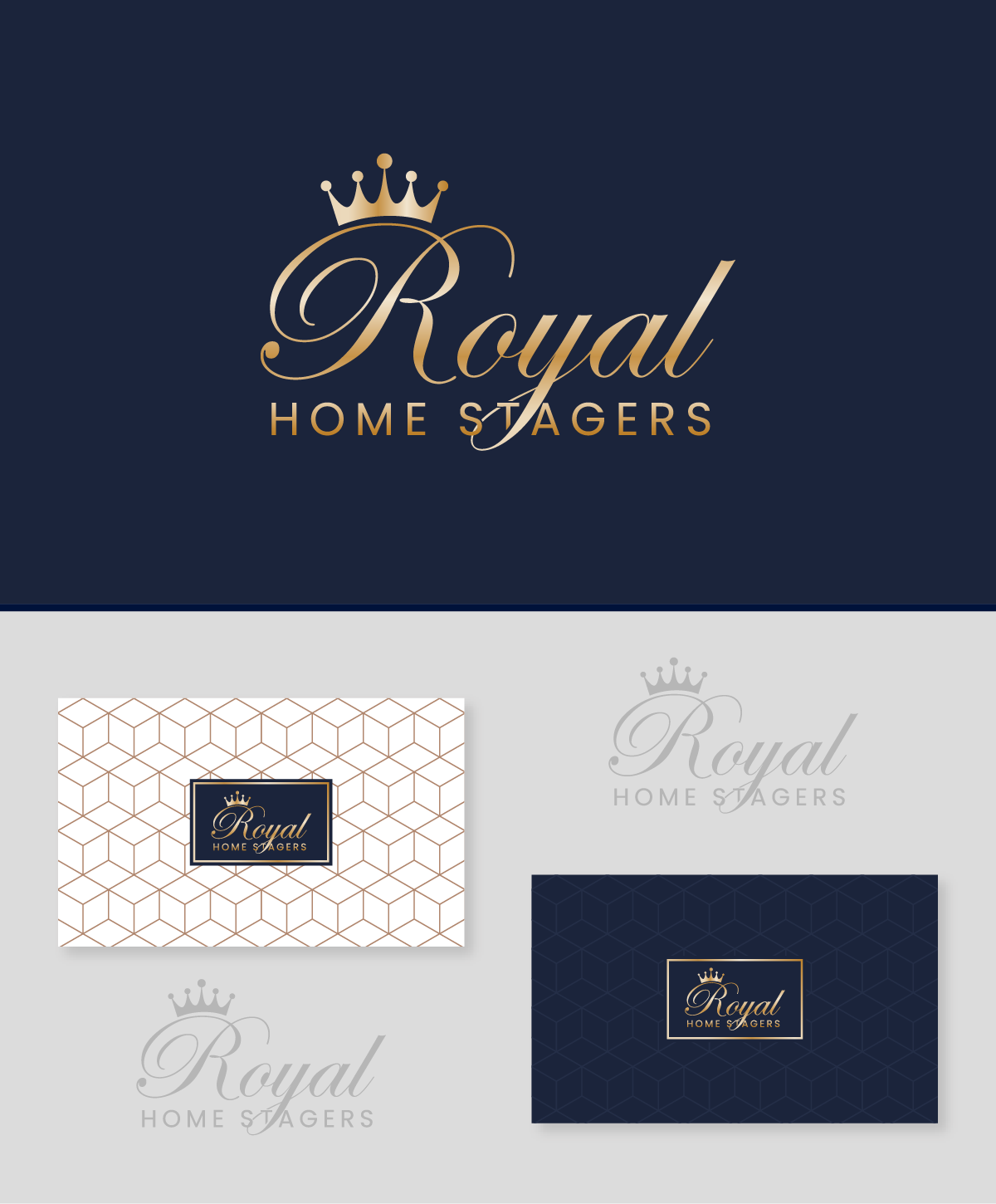 Diseño de Logo por meolico para Royal Home Stagers | Diseño #26613691