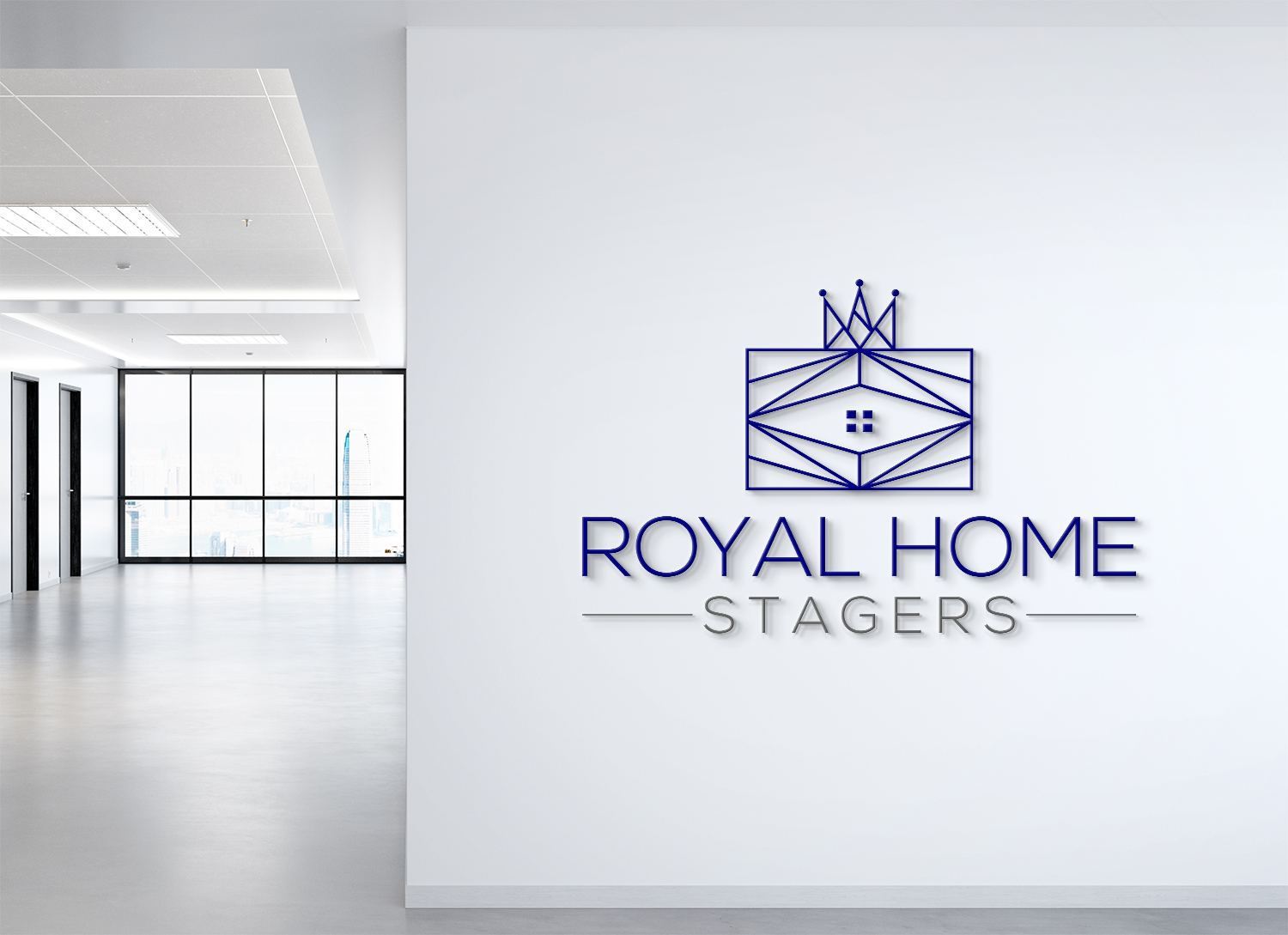 Diseño de Logo por Deziners Zone para Royal Home Stagers | Diseño #26577820