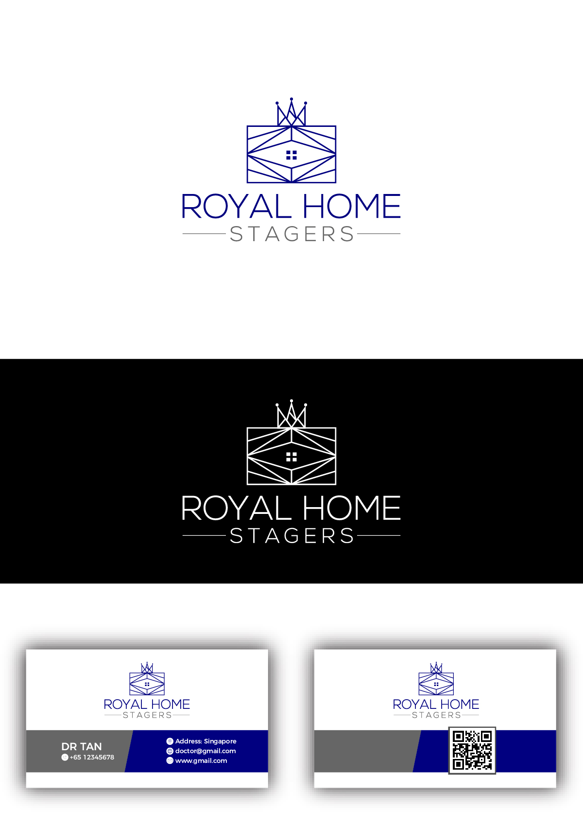 Diseño de Logo por Deziners Zone para Royal Home Stagers | Diseño #26577823