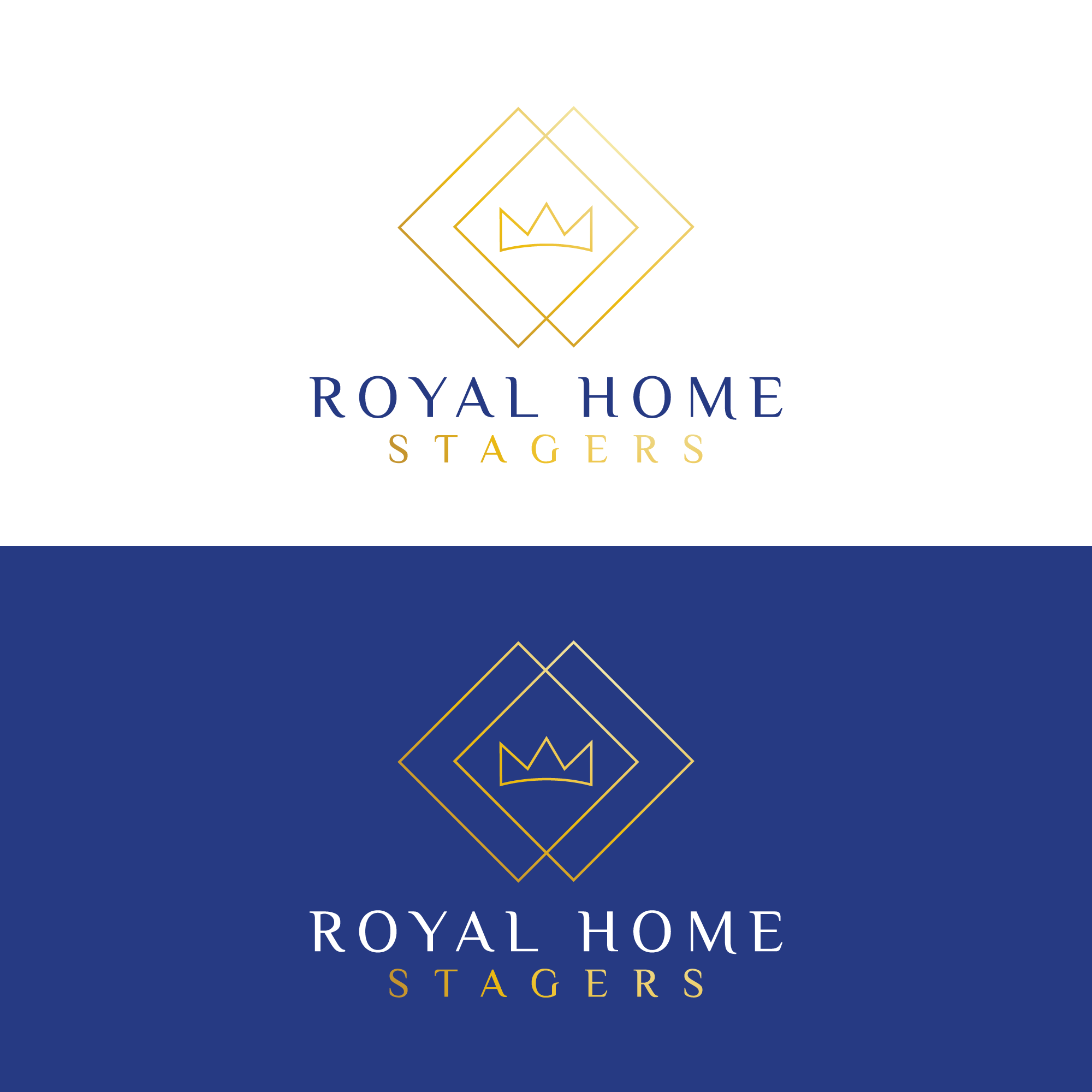 Diseño de Logo por Zak deZign para Royal Home Stagers | Diseño #26576513