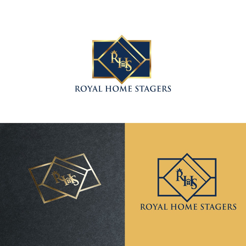 Logo Design by CreativeFlows 2 for Royal Home Stagers | Design #26593623