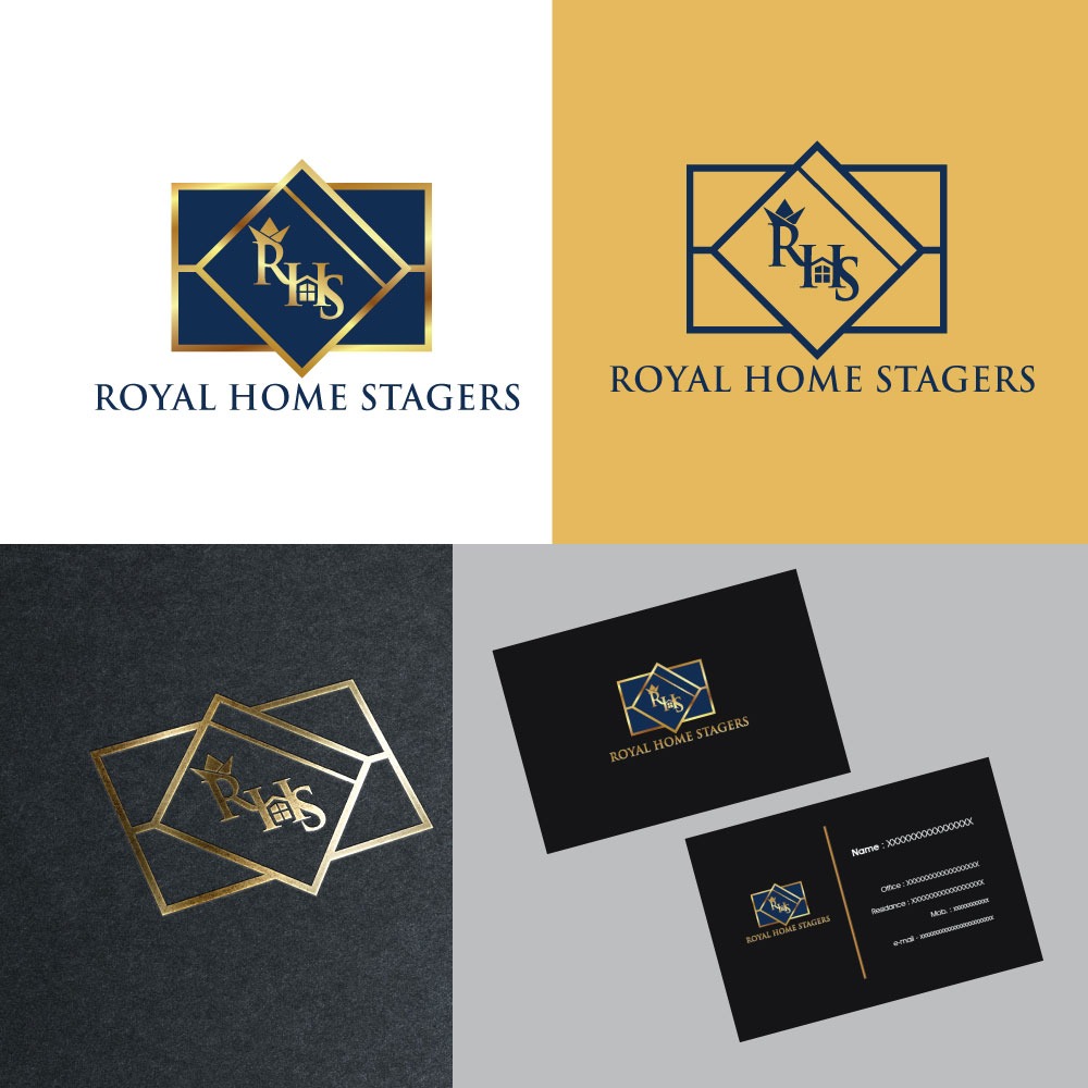 Diseño de Logo por CreativeFlows 2 para Royal Home Stagers | Diseño #26594449