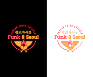 Funk & Seoul Korean Fried Chicken | Logo Design by MaToTiPiLa