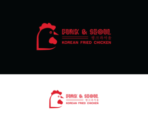 Funk & Seoul Korean Fried Chicken | Logo Design by Art Lancer