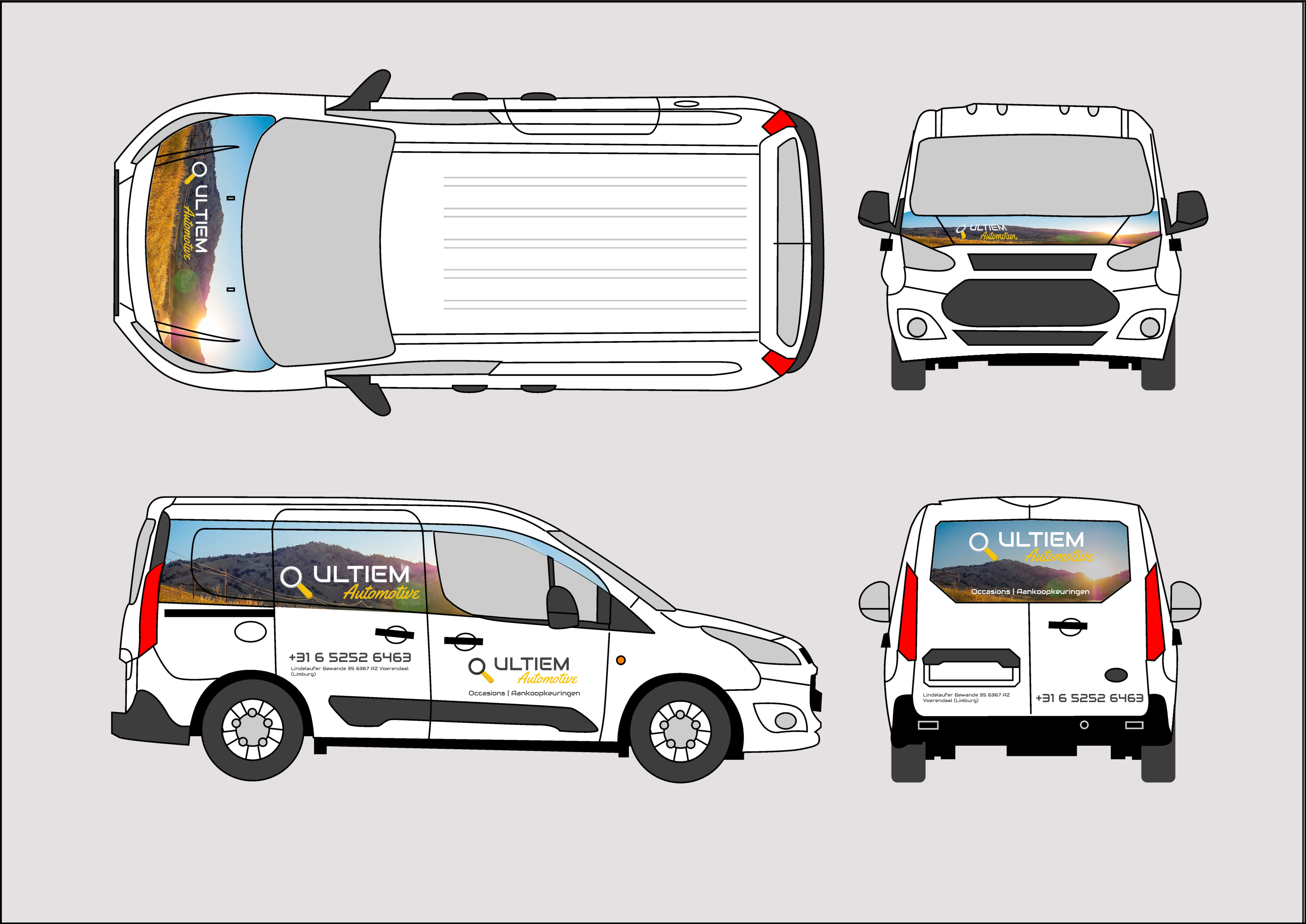 Diseño de Rotulación de Vehículo por Javelin Studio para Ultiem Automotive | Diseño #26612617