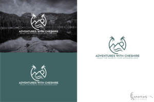 Adventures With Cheshire, Make The World Your Wonderland | Logo Design by InkThink by Scaurus