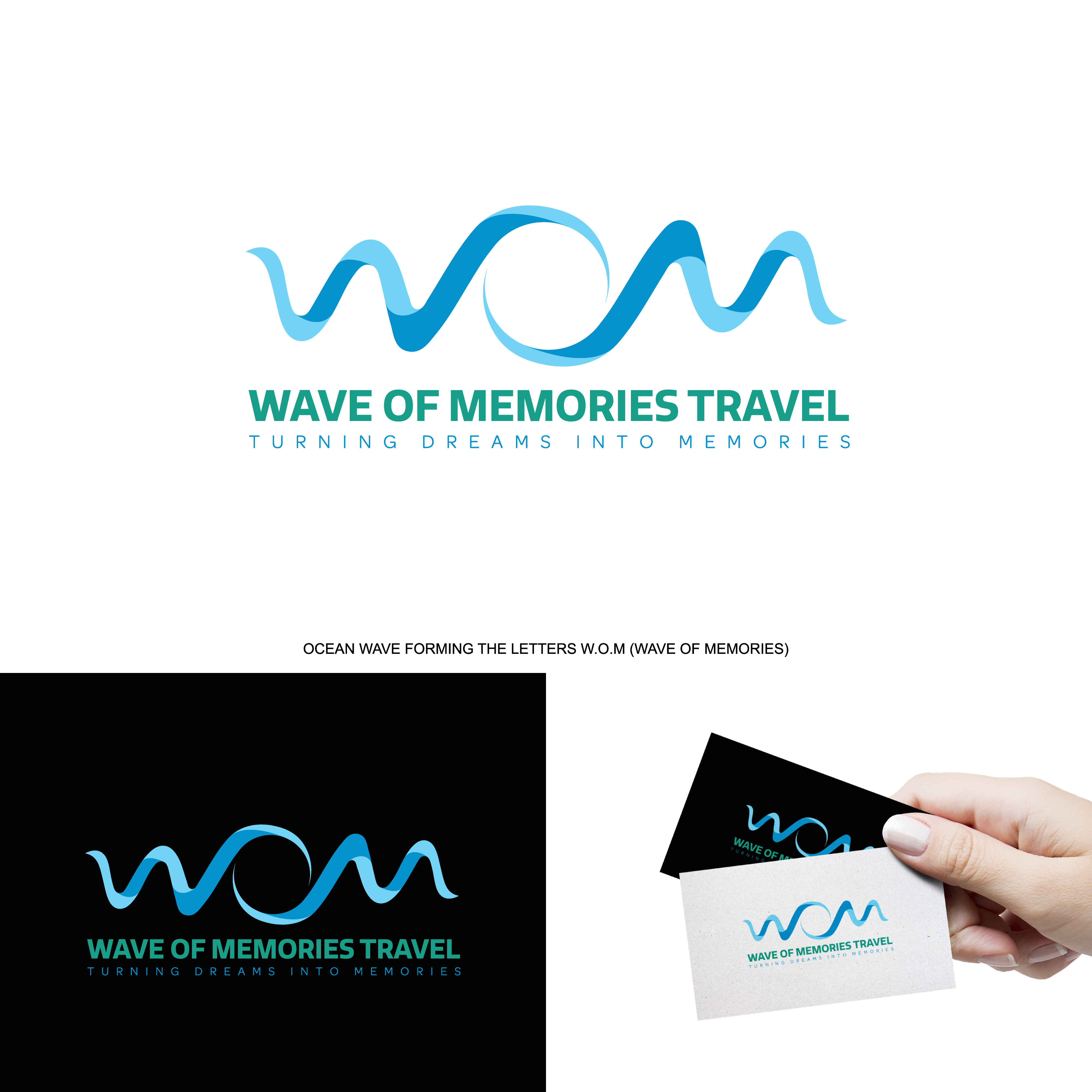 Diseño de Logo por ICKE para Waves Of Memories, LLC. | Diseño #26615954