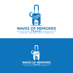 Waves Of Memories Travel  -  Turning Dreams Into Memories | Diseño de Logo por Graphic Bricks