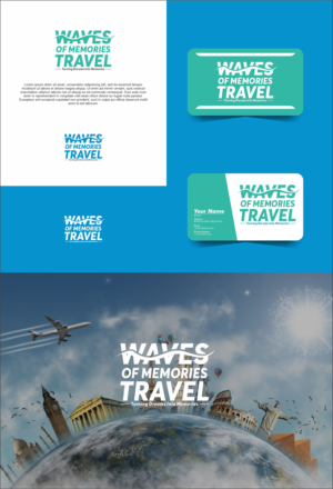 Waves Of Memories Travel  -  Turning Dreams Into Memories | Diseño de Logo por Dickythx16