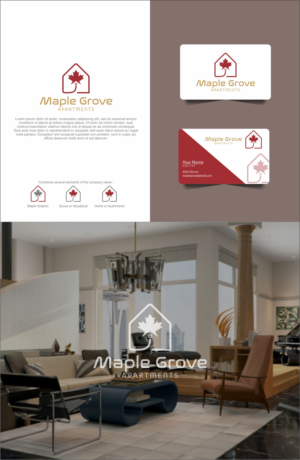 Maple Grove Apartments | Diseño de Logo por Dickythx16