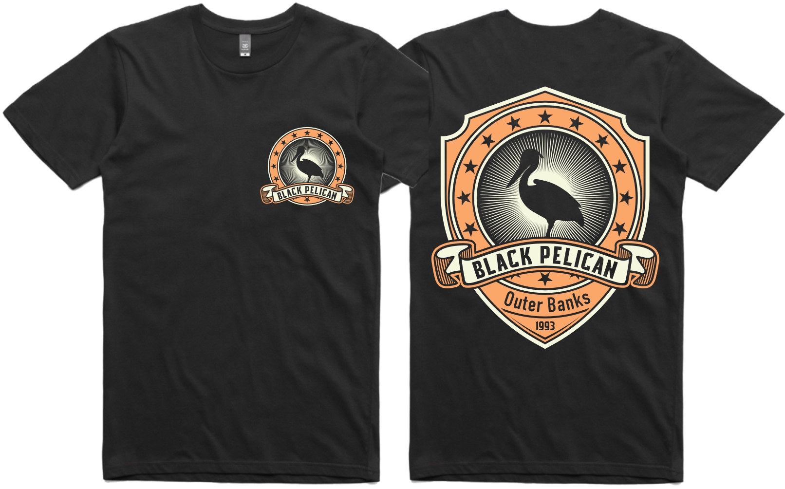 T-shirt Design by Rox Art Design for Black Pelican Seafood Company | Design #26582924