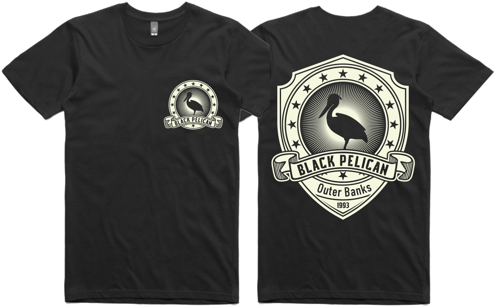 T-shirt Design by Rox Art Design for Black Pelican Seafood Company | Design #26582925