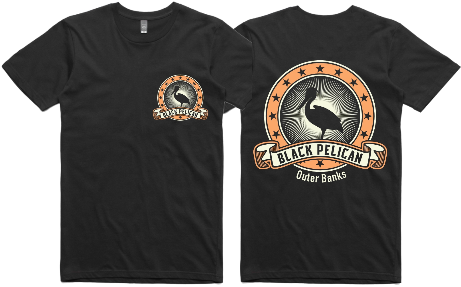 T-shirt Design by Rox Art Design for Black Pelican Seafood Company | Design #26583080
