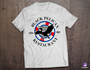 Black Pelican Restaurant needs a logo design | T-shirt Design by FigliaPerduta
