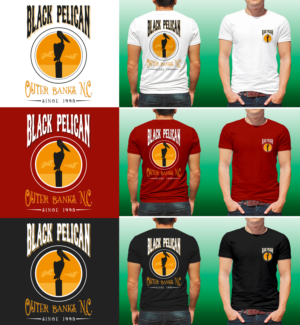 Black Pelican Restaurant needs a logo design | T-shirt Design by Al Pech