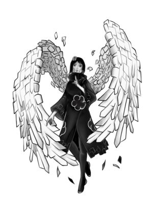 Konan from naruto tattoo design | Design de Tatouage par Omelas