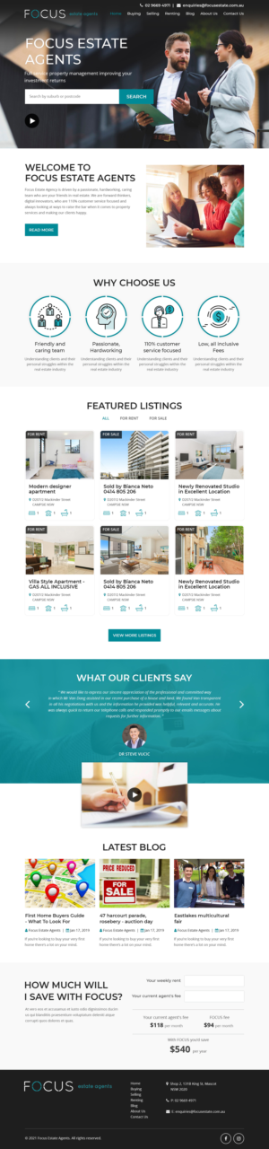Real Estate Website | Diseño Web por Starlyn DS