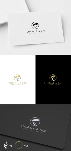 Emerald & Oak Design Studio | Design de Logo par SL Designer