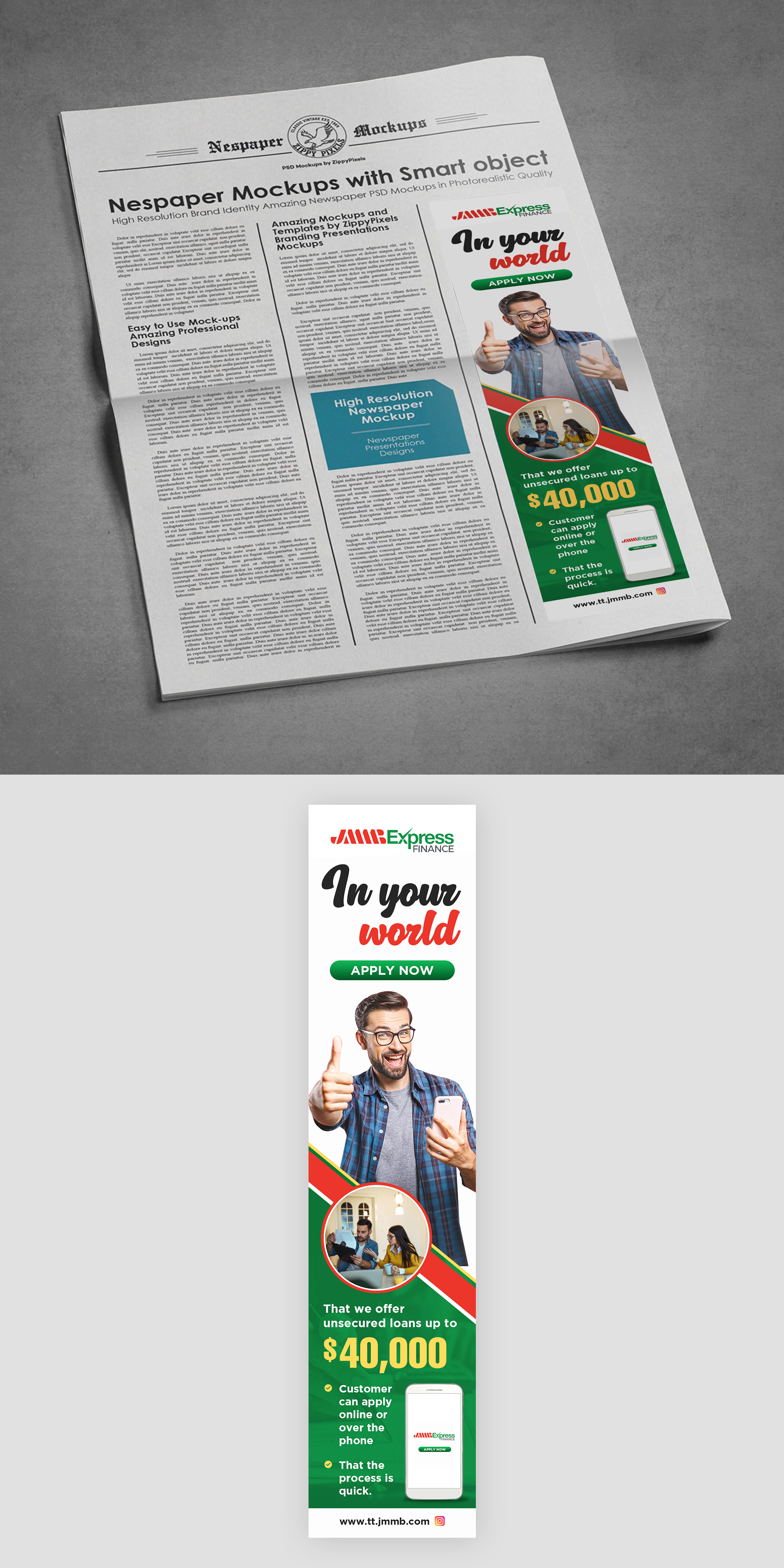 Newspaper Ad Design by debdesign for this project | Design #26587913