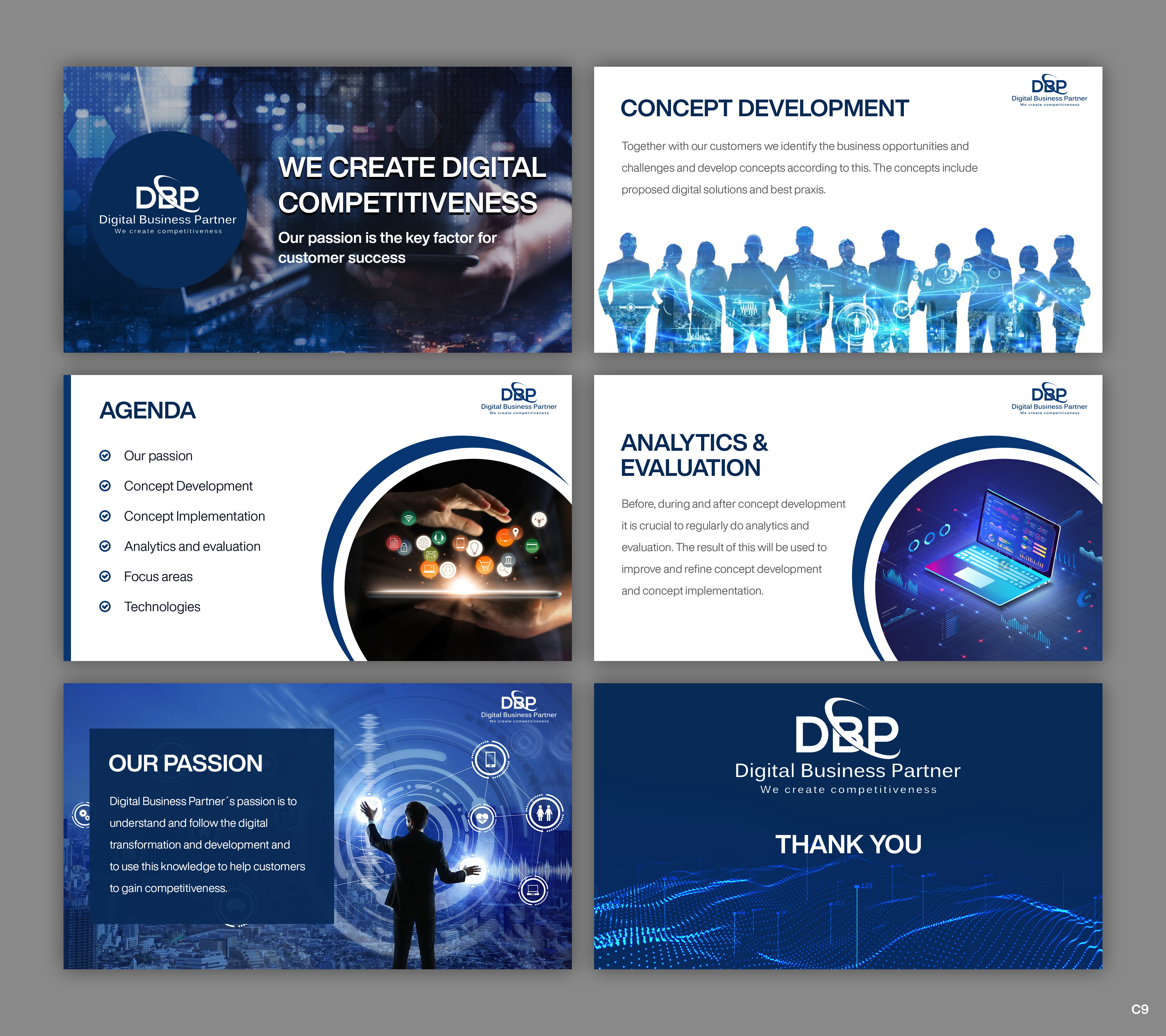 Diseño de PowerPoint por pb para Digital Business Partner Nordic AB | Diseño #26601891