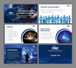 PowerPoint Design by pb for Digital Business Partner Nordic AB | Design #26601891
