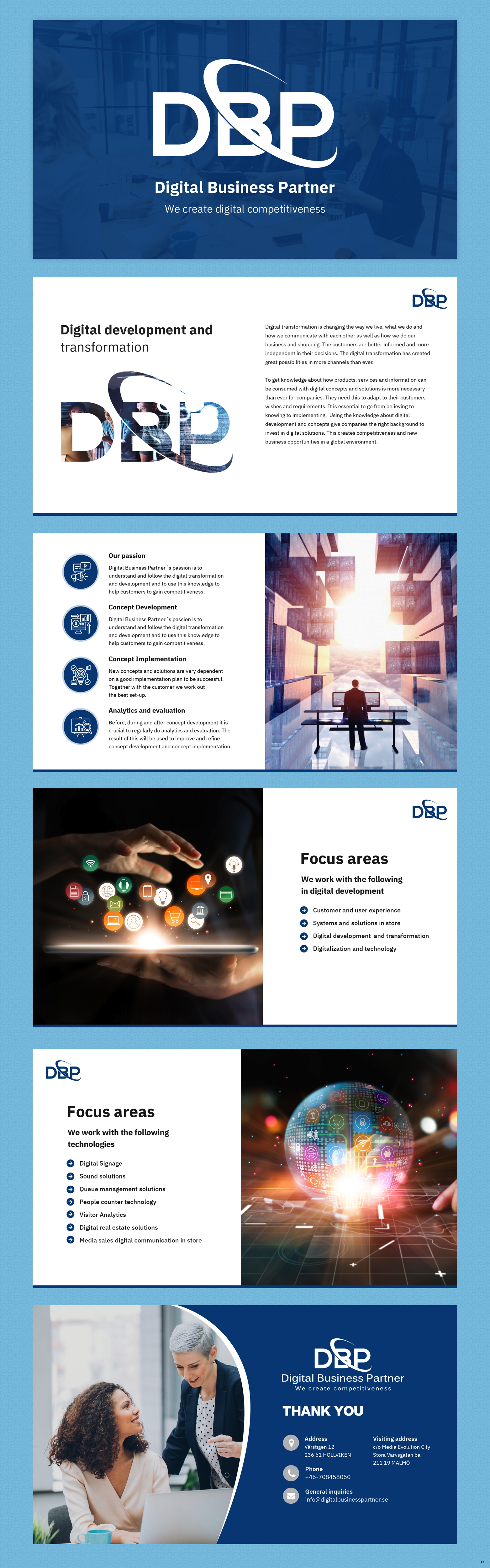 Diseño de PowerPoint por pb para Digital Business Partner Nordic AB | Diseño #26601894
