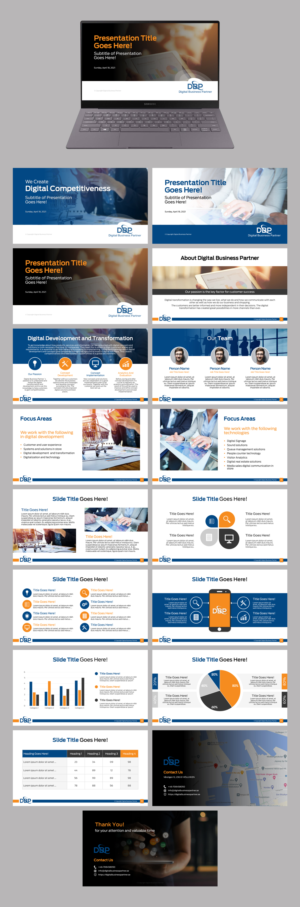 PowerPoint Design by n2presents for Digital Business Partner Nordic AB | Design: #26605098