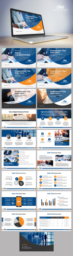 PowerPoint Design by n2presents for Digital Business Partner Nordic AB | Design: #26606578