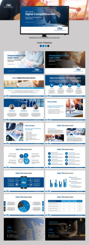 PowerPoint Design by n2presents for Digital Business Partner Nordic AB | Design: #26617982