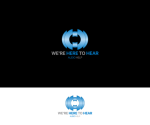 We're Here To Hear     Also I would love to  incorporate the Audio Help name but in a much smaller type than the basic program name. | Design de Logo par WahyuHMD