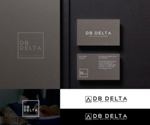 The Company Name is "DB Delta" its possible but not necessary to write in a second row " Real Estate & Investment" | Logo Design by step forward 2