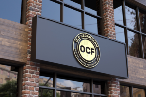 Old Cedar Farm, pasture raised poultry and meats | Logo Design by makerlogoz
