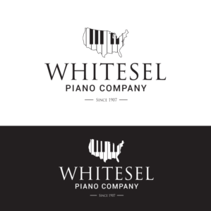 Whitesel Piano Company | Logo Design by Samantha Ward Design