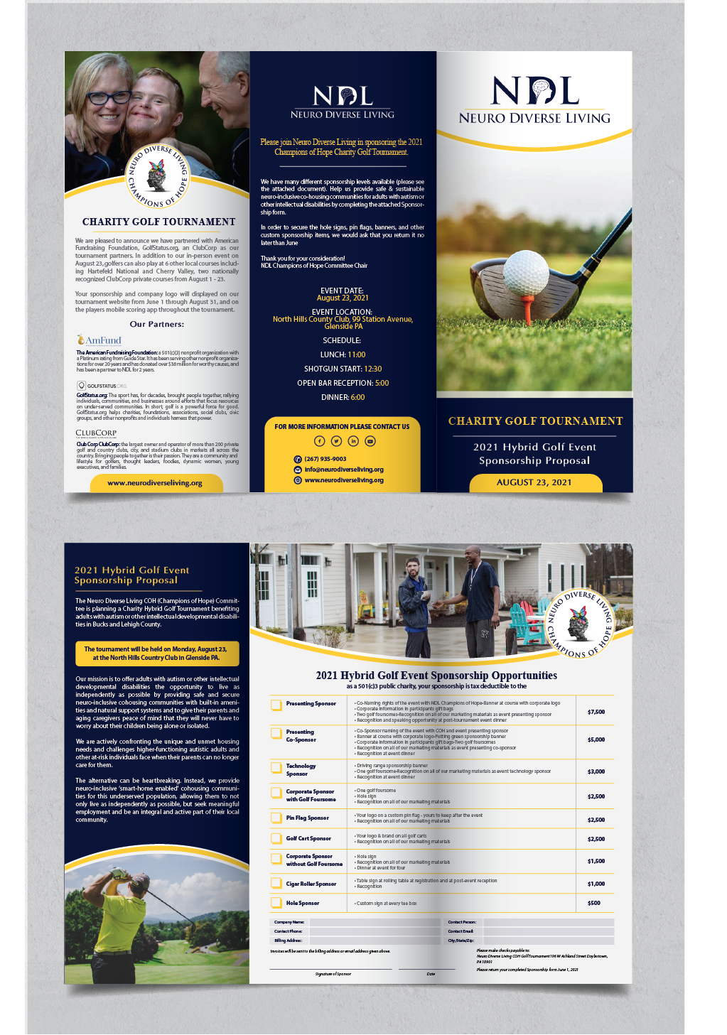 Flyer Design by alex989 for Neuro Diverse Living | Design #26587774