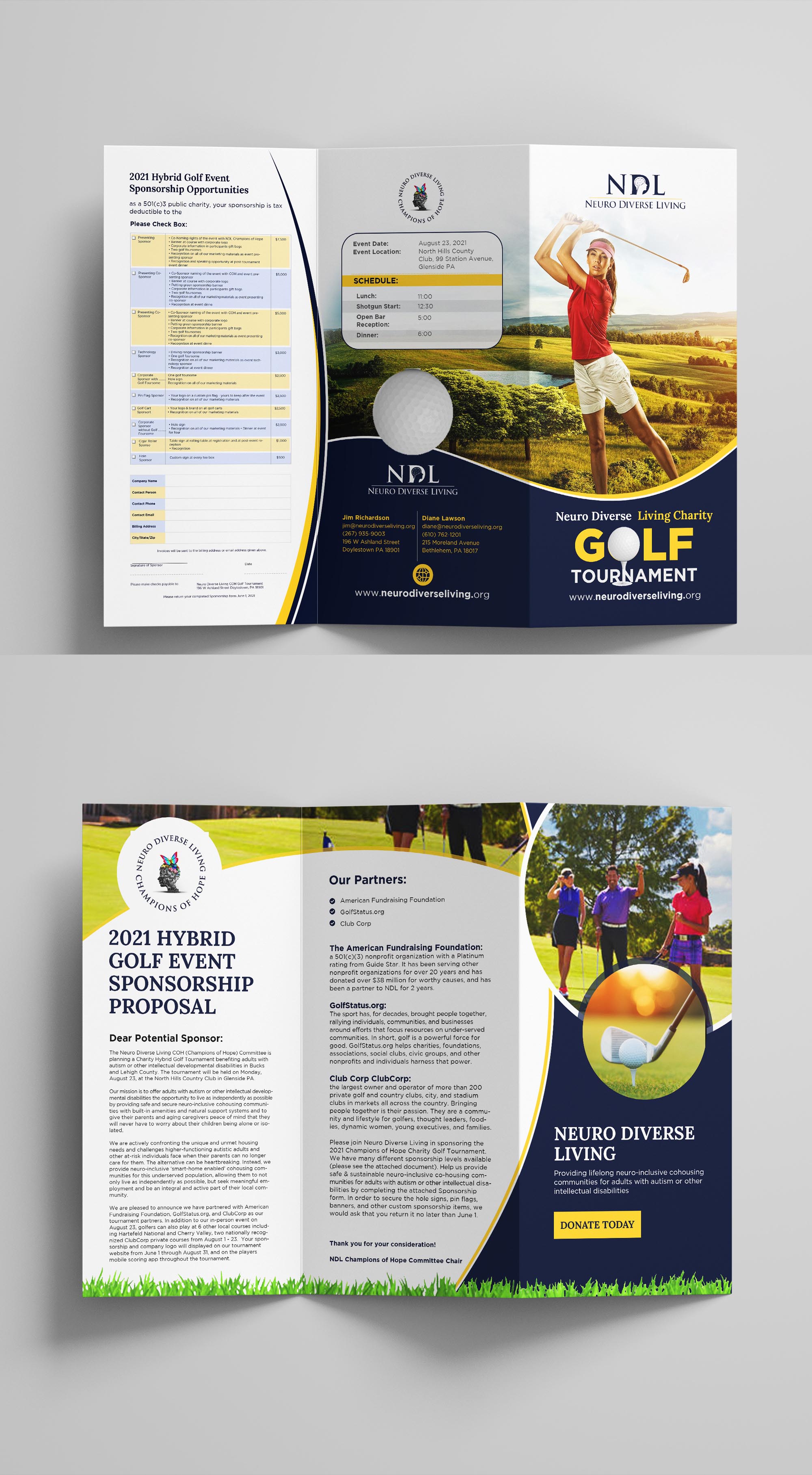Flyer Design by debdesign for Neuro Diverse Living | Design #26588658