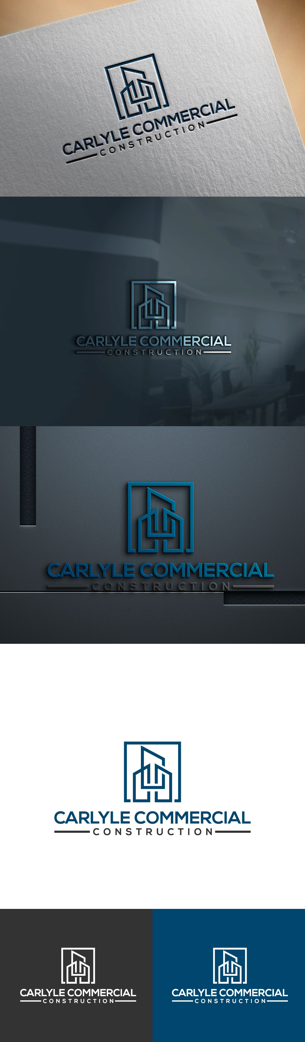 Logo Design by JUEL RANA 525340 for Carlyle Commercial Construction | Design #26601200