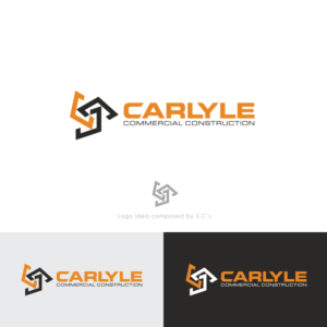 Logo Design by objects for Carlyle Commercial Construction | Design #26605124