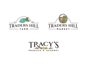 Traders Hill Farm, Traders Hill Market, Tracy's Produce & Gourmet | Design de Logo par ArtTank