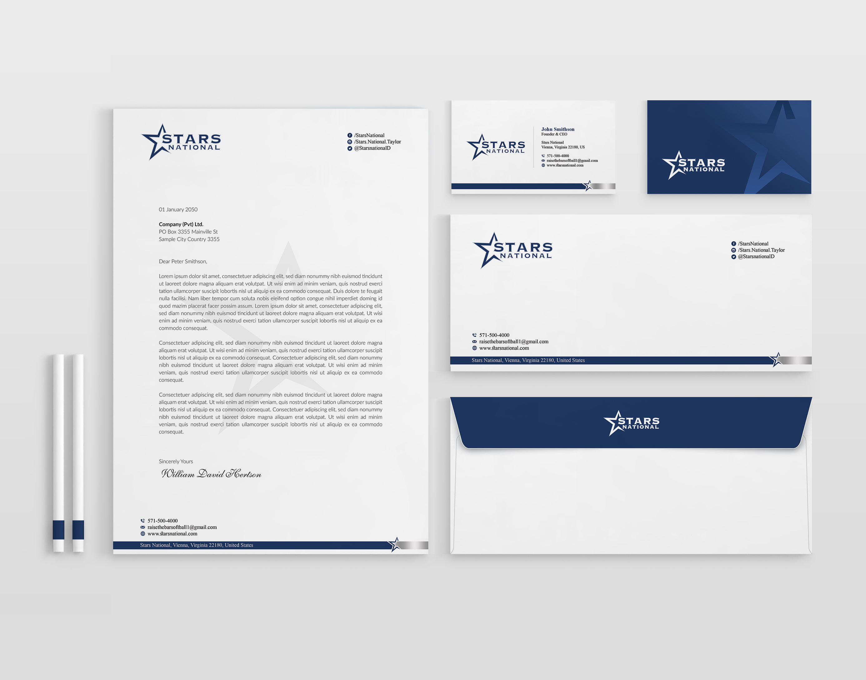 Stationery Design by OxonoArt for this project | Design #26642923