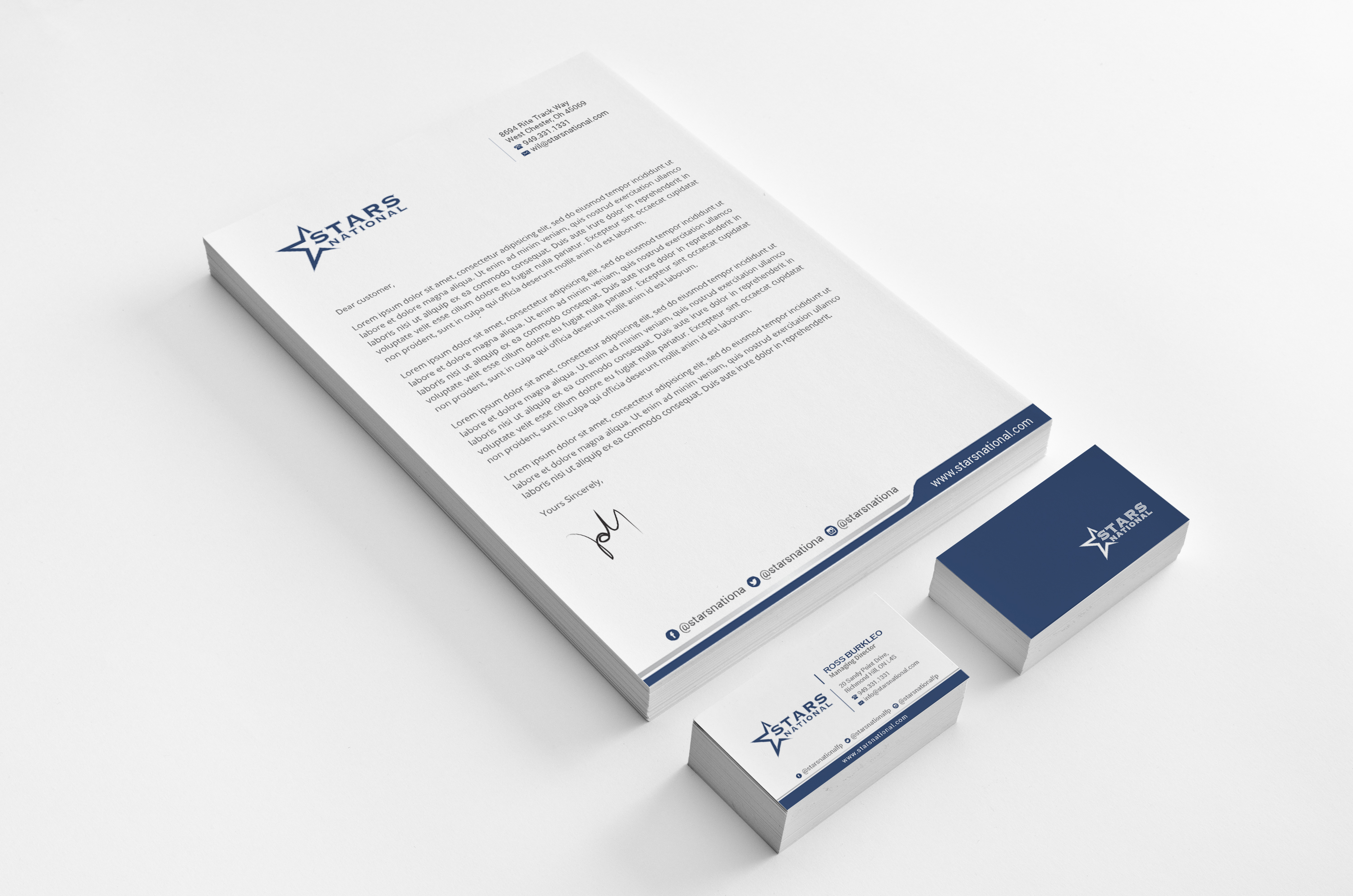 Stationery Design by R.design for this project | Design #26650319