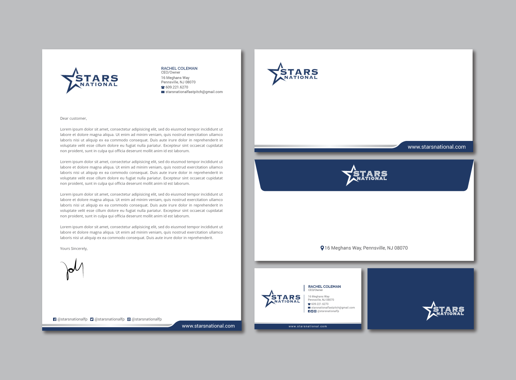 Stationery Design by R.design for this project | Design #26697863
