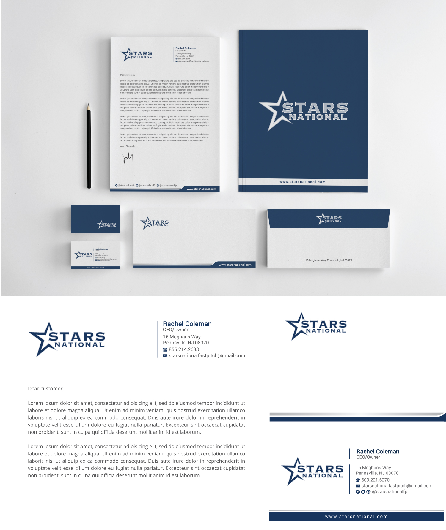 Stationery Design by R.design for this project | Design #26720022
