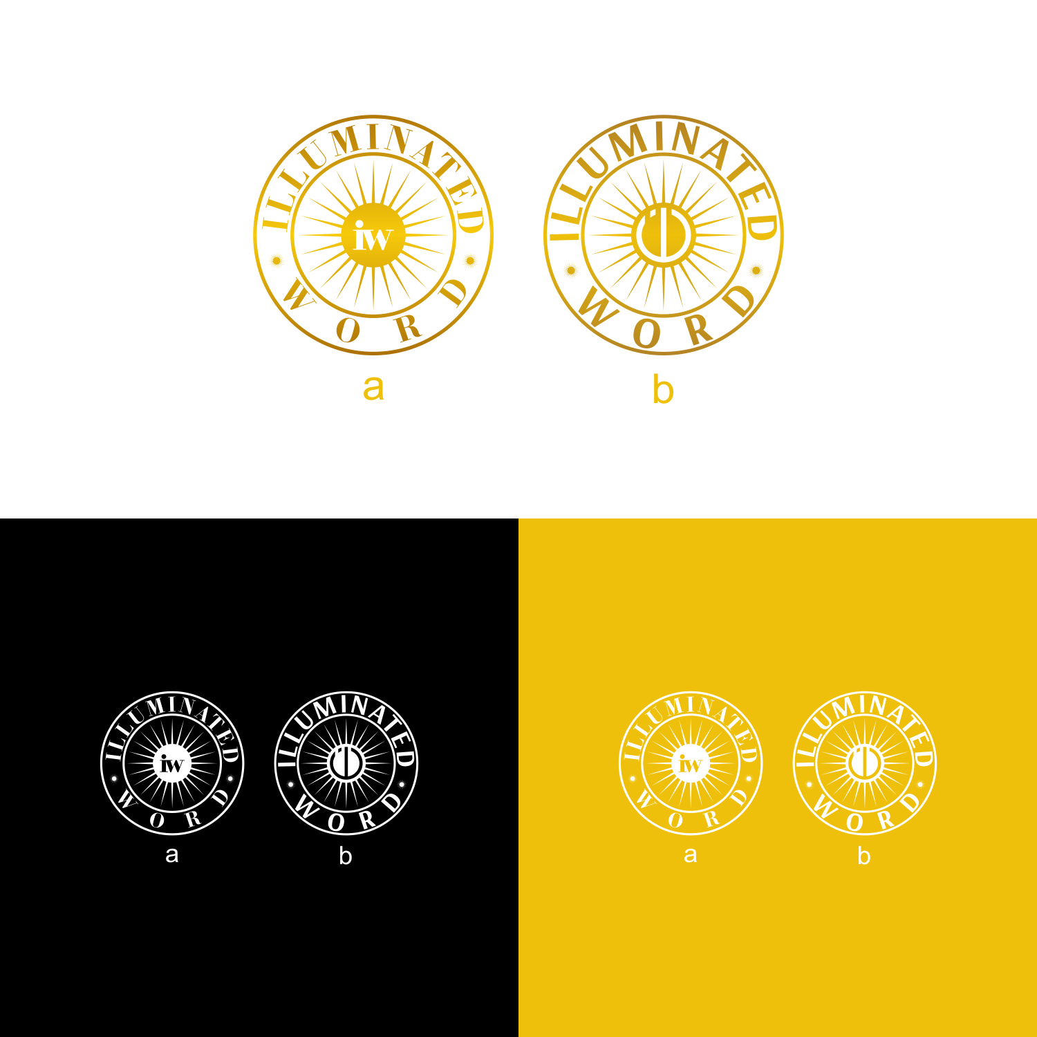 Logo Design by mr.yasmine for Illuminated Word | Design #26595579