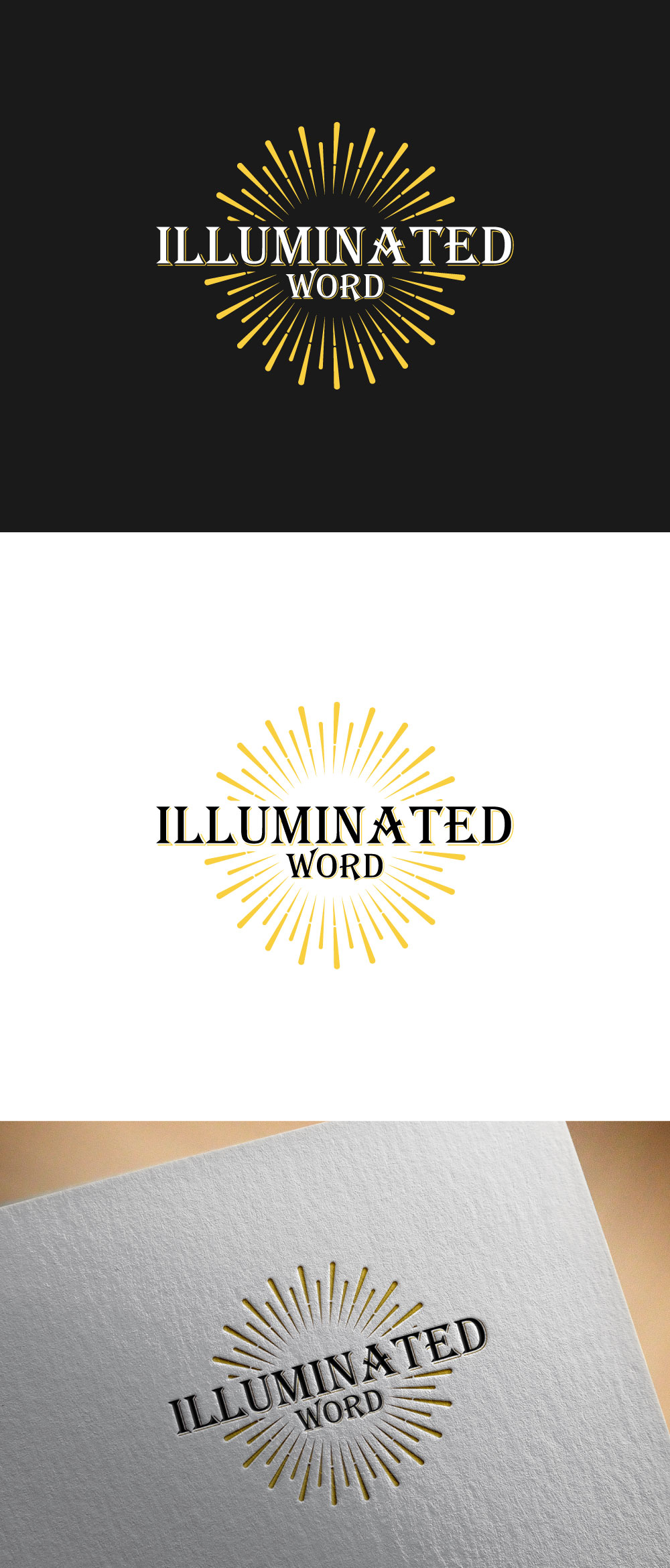 Diseño de Logo por JUEL RANA 525340 para Illuminated Word | Diseño #26596710
