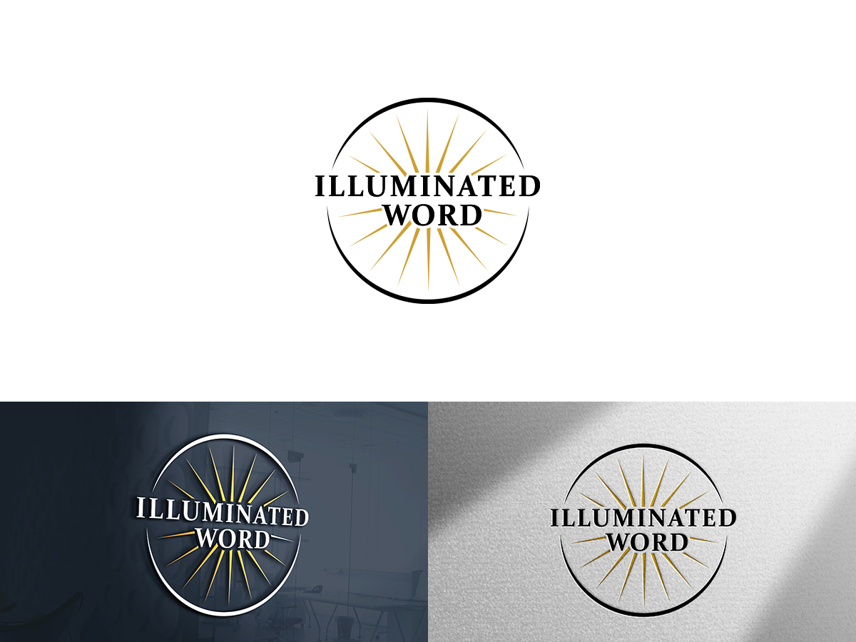 Logo Design by Slant Line Media for Illuminated Word | Design #26595409