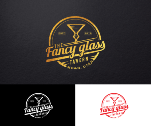 The Fancy Glass Tavern  /   MOAB, UTAH | Diseño de Logo por step forward 2