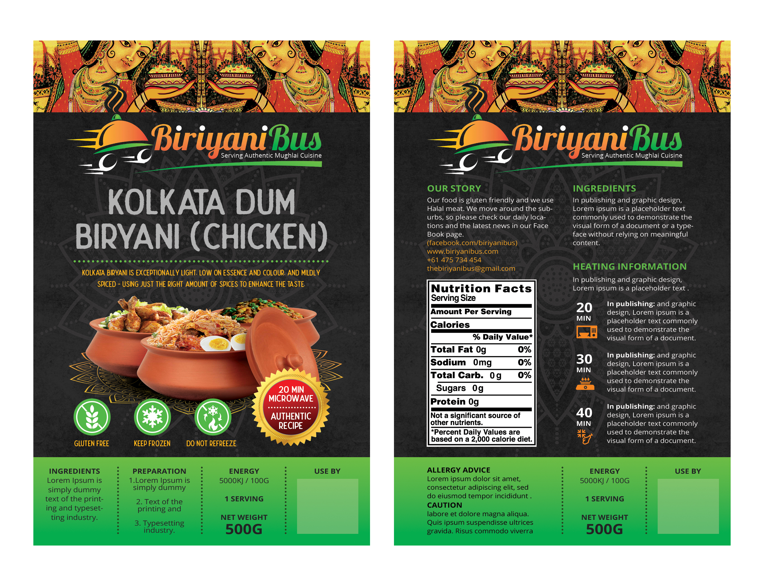 Grafik-Design von Navisol Creatives für Kamala's kitchen | Design #26608718