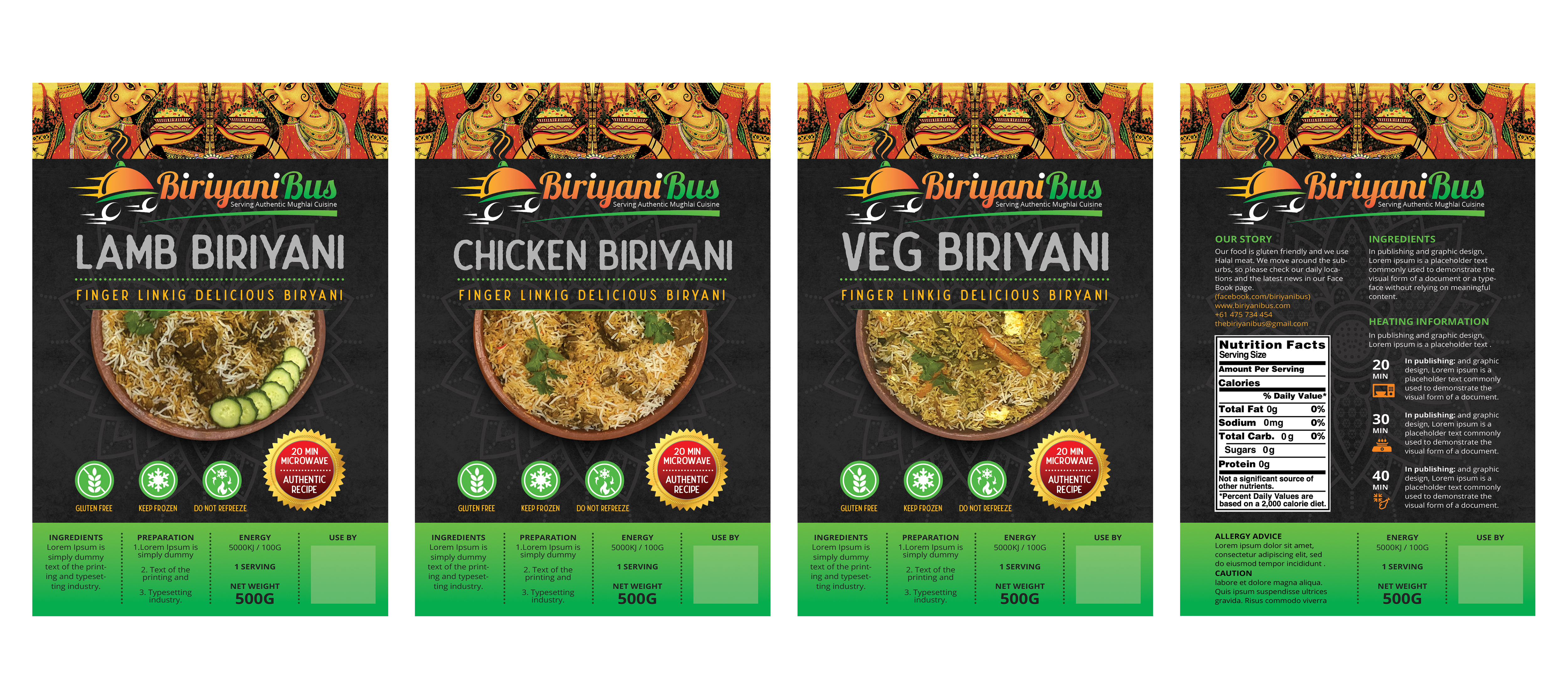 Graphic Design by Navisol Creatives for Kamala's kitchen | Design #26645012