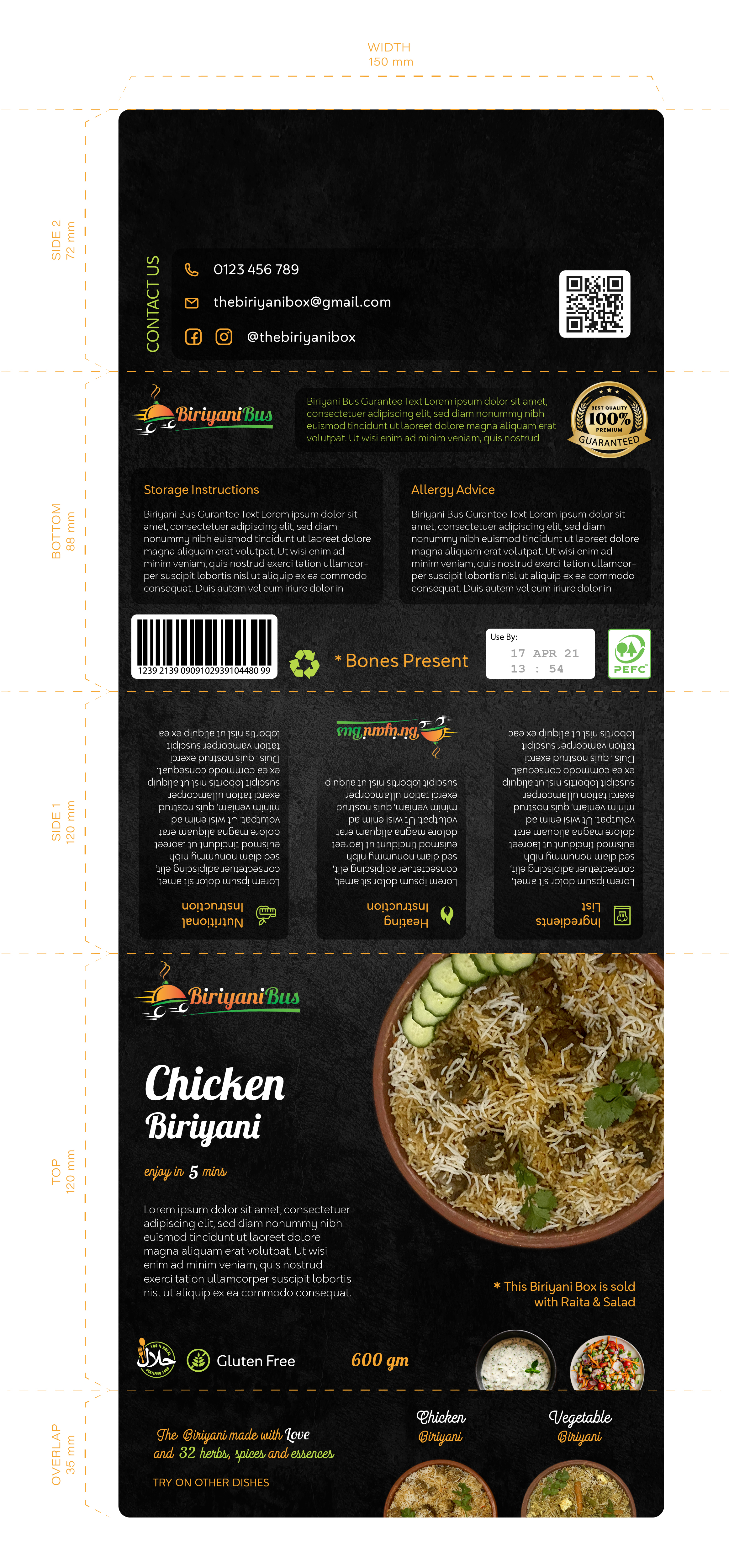Graphic Design by Azmat-ullah for Kamala's kitchen | Design #26655670